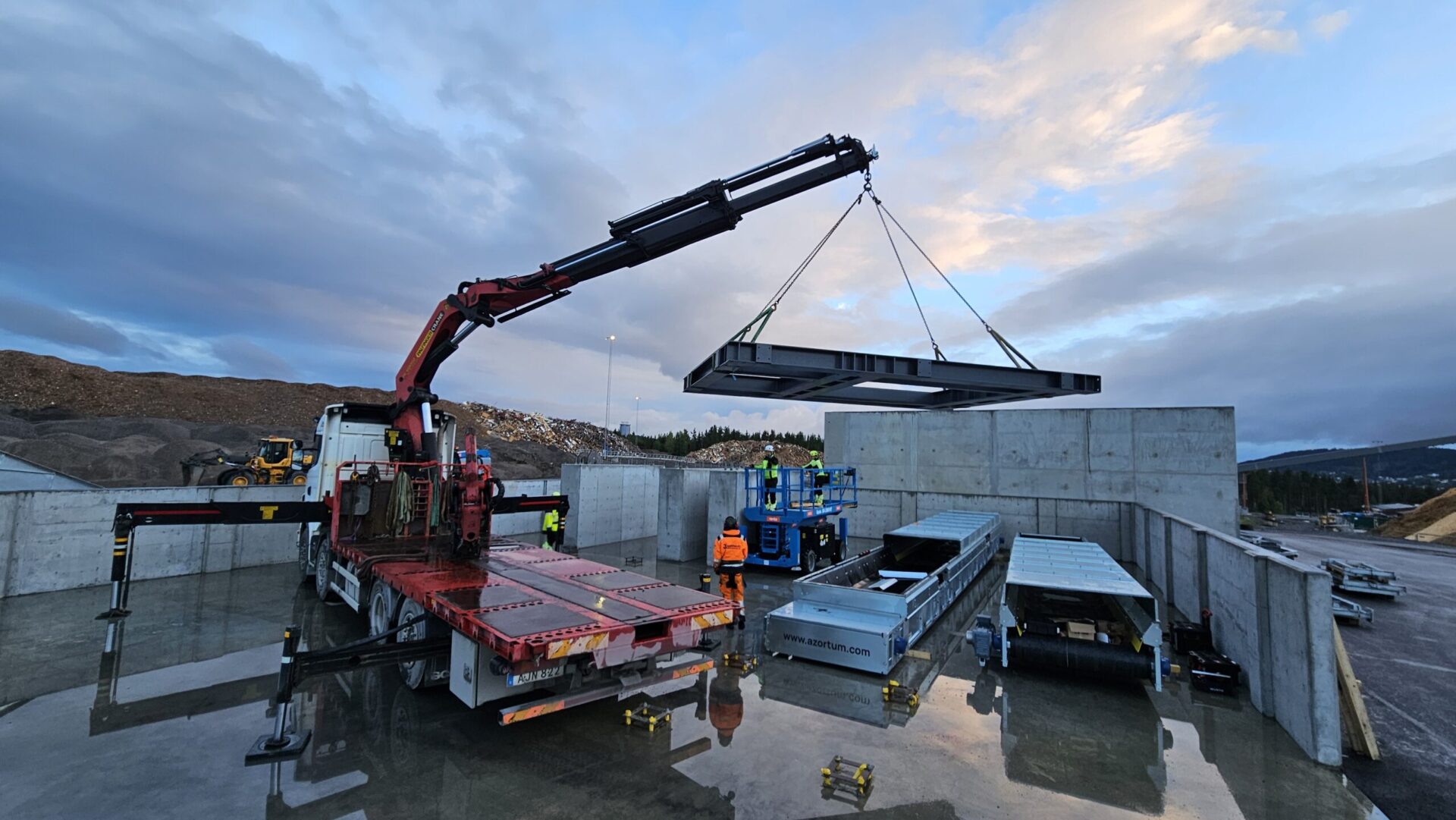 Waste Wood Shredding Line for Heat Production (Sweden) - Jämtkraft (4)