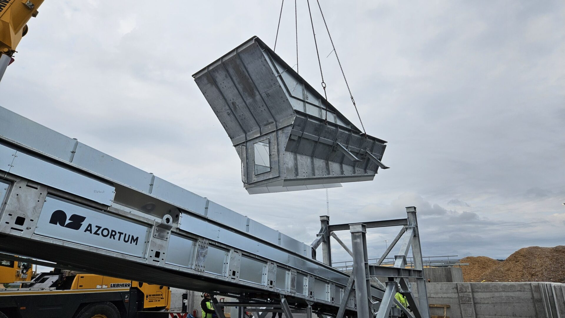 Waste Wood Shredding Line for Heat Production (Sweden) - Jämtkraft (3)