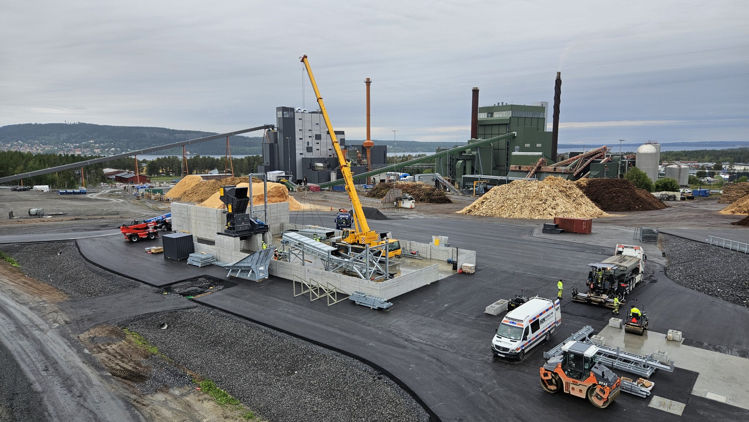 Waste Wood Shredding Line for Heat Production (Sweden) - Jämtkraft (2)