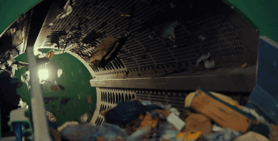 waste sorting trommel